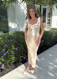 Serena Bow Midi Dress