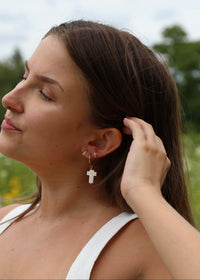 Calvary Cross Earrings