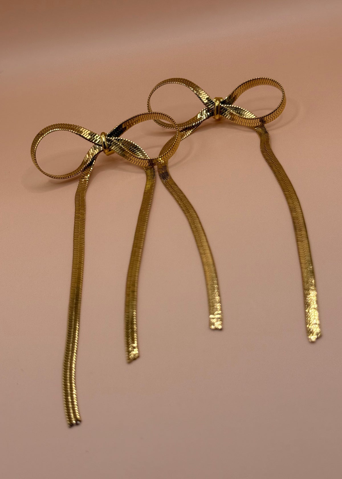 Honey Bow Earrings