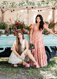 Milani Maxi Dress - Coral