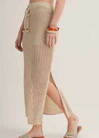 Barefoot Coast Maxi Skirt - Tan