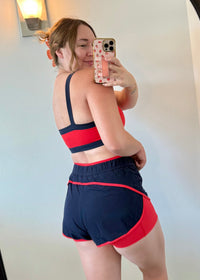 Navy Crush Active Shorts