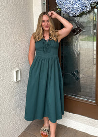Evergreen Midi Dress