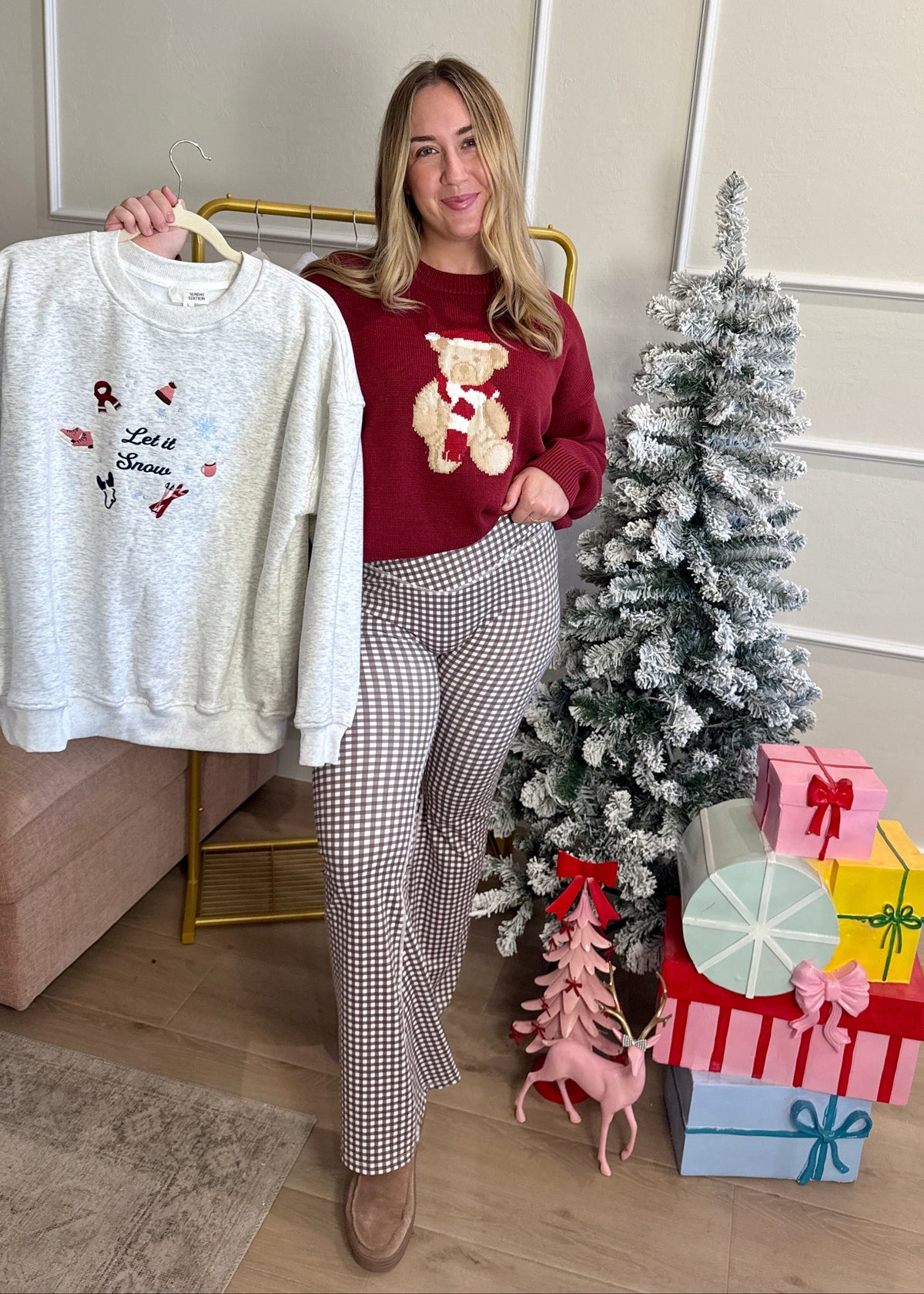 Holly Jolly Teddy Sweater