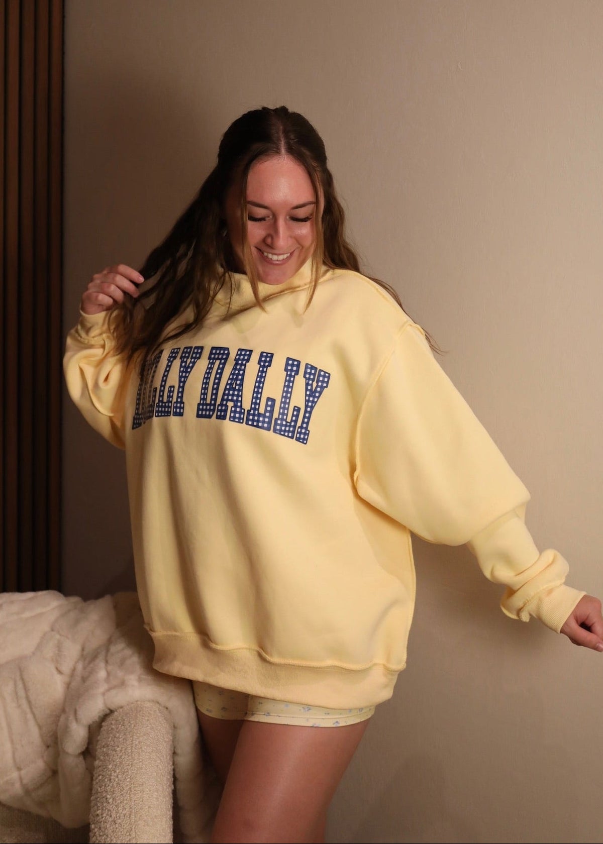 Dilly Dally/Lolly Gag Reversible Mockneck Sweatshirt