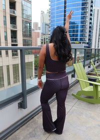 Polka Dot Flare Leggings