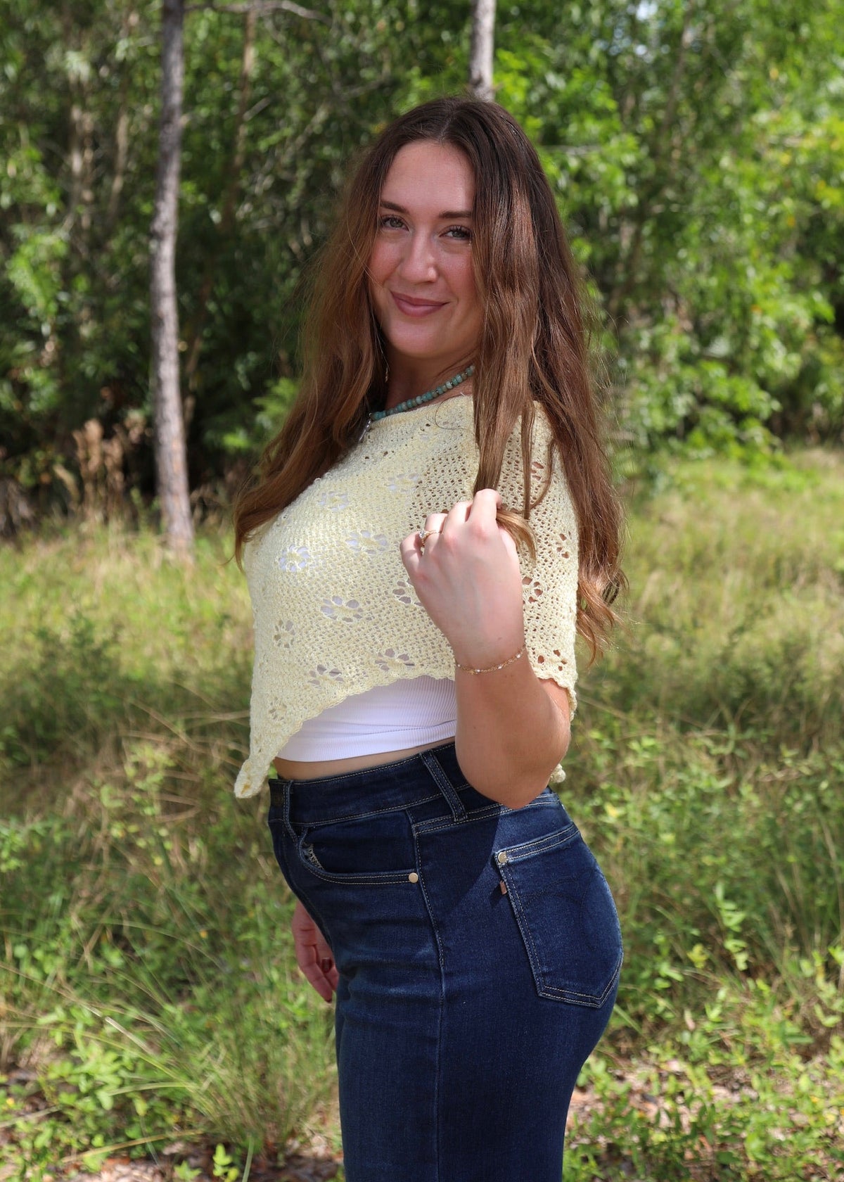 Autumn Glow Poncho Top