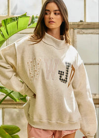 WWJD mockneck grey