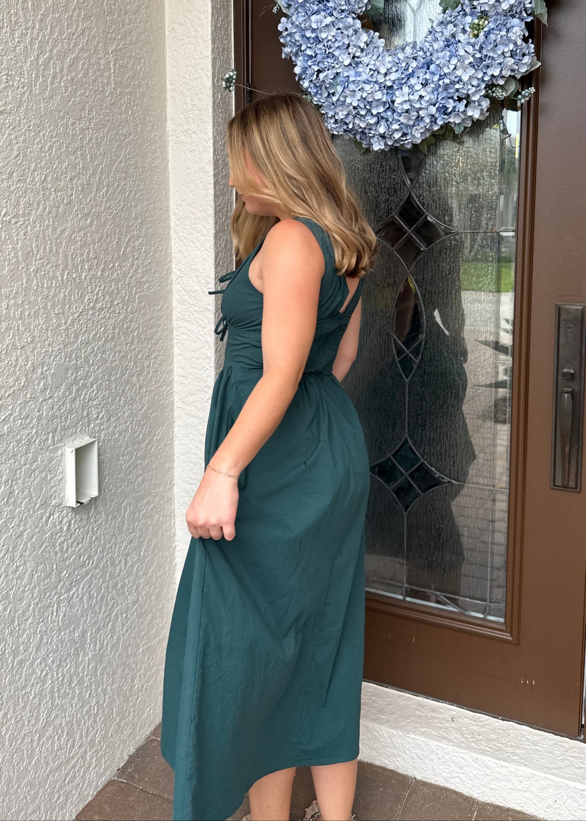 Evergreen Midi Dress