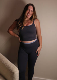 Misty Morning Double Layer Top