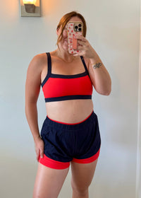 Navy Crush Active Shorts