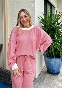 Red Reversible Twist Top