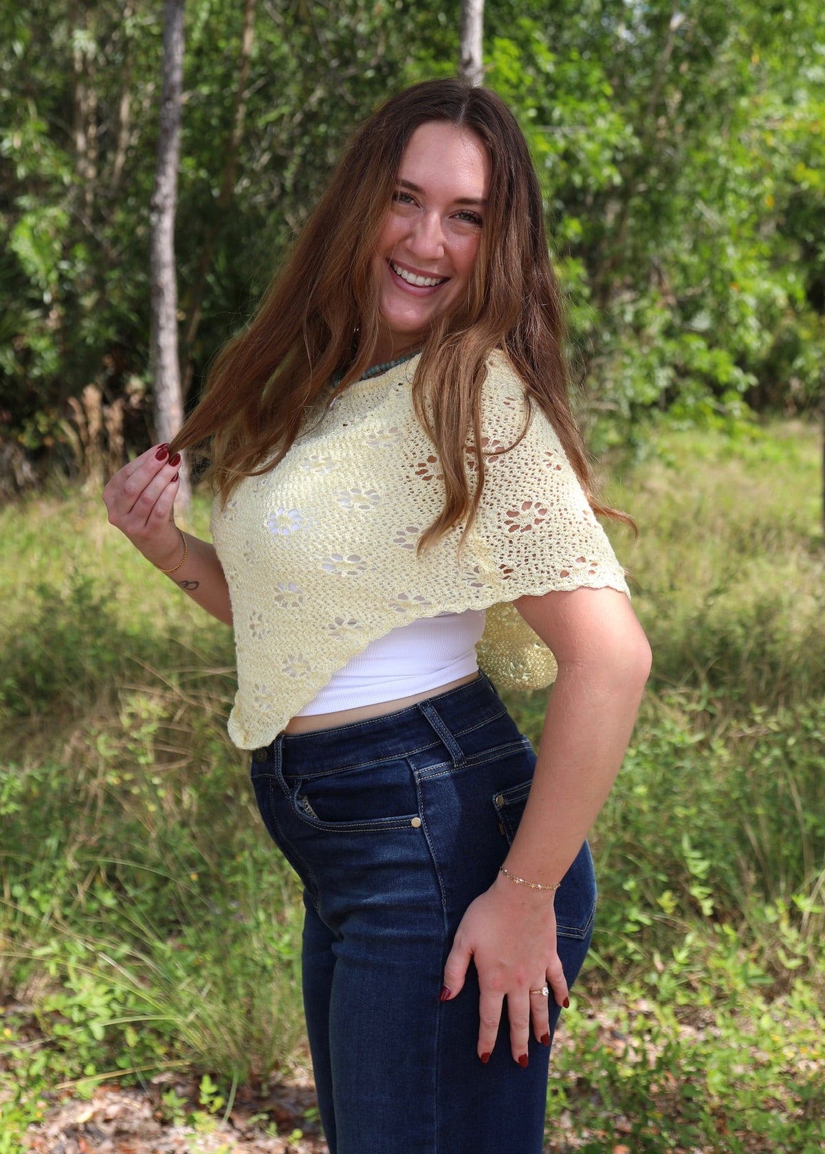 Autumn Glow Poncho Top