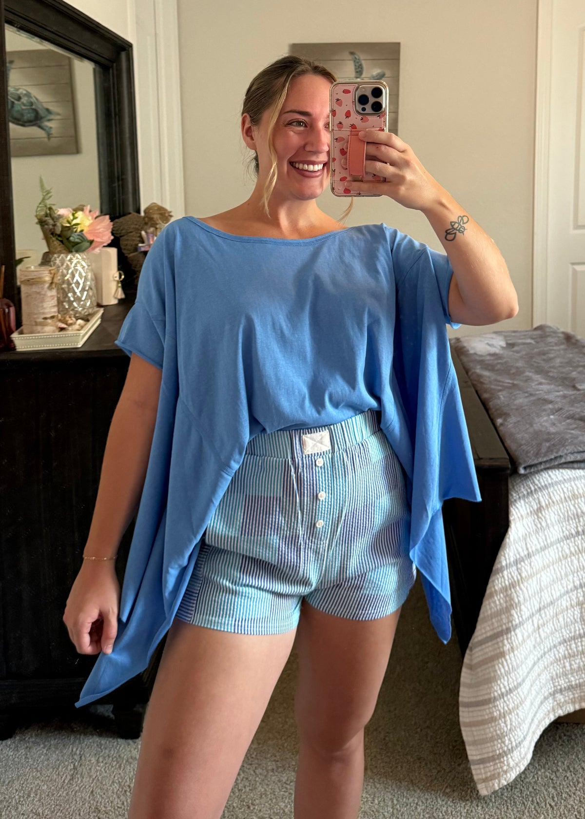 Flowy Summer Top - Blue