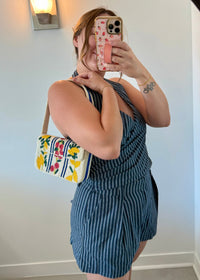 Beaded Lemon & Cherry Purse