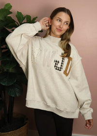 WWJD Mockneck Sweatshirt - Grey