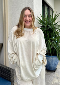 Oatmeal Reversible Twist Top