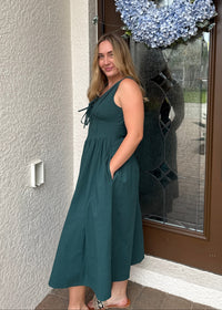 Evergreen Midi Dress