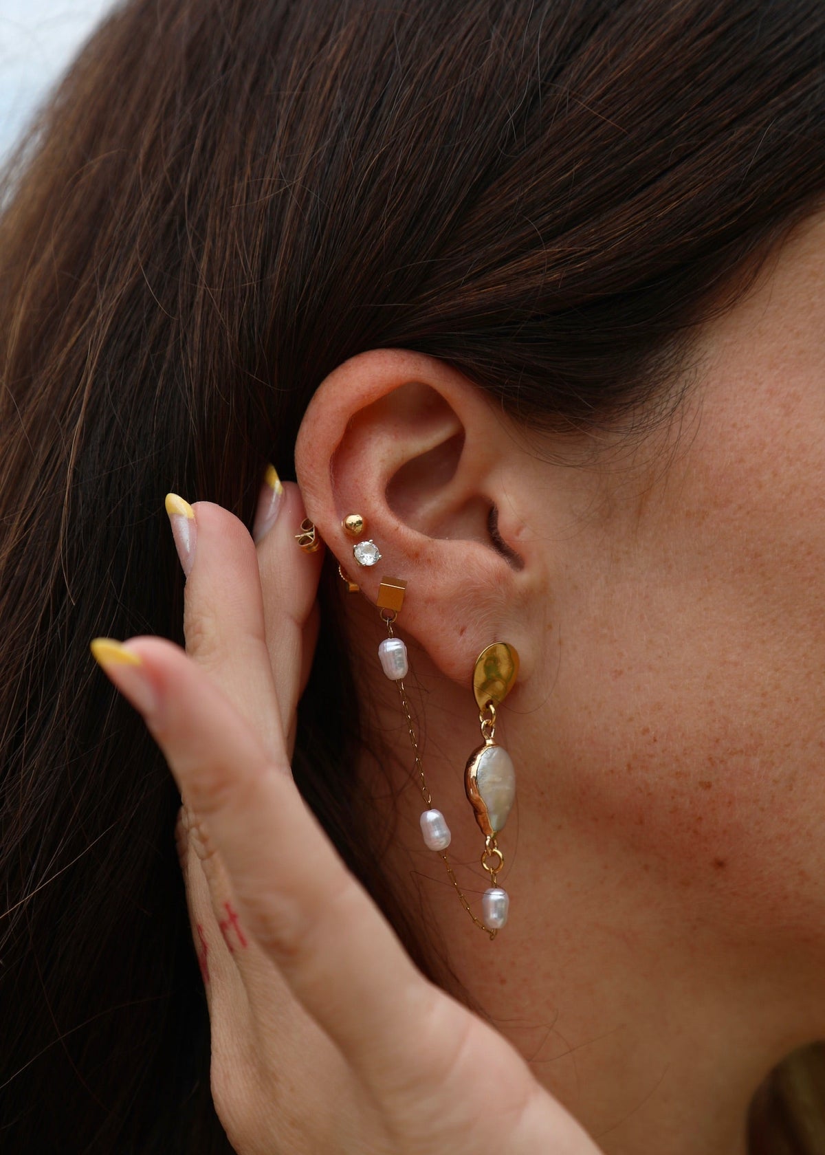 Gracefully Connected Earrings