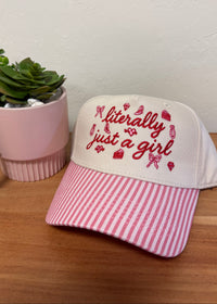 Literally Just a Girl Trucker Hat