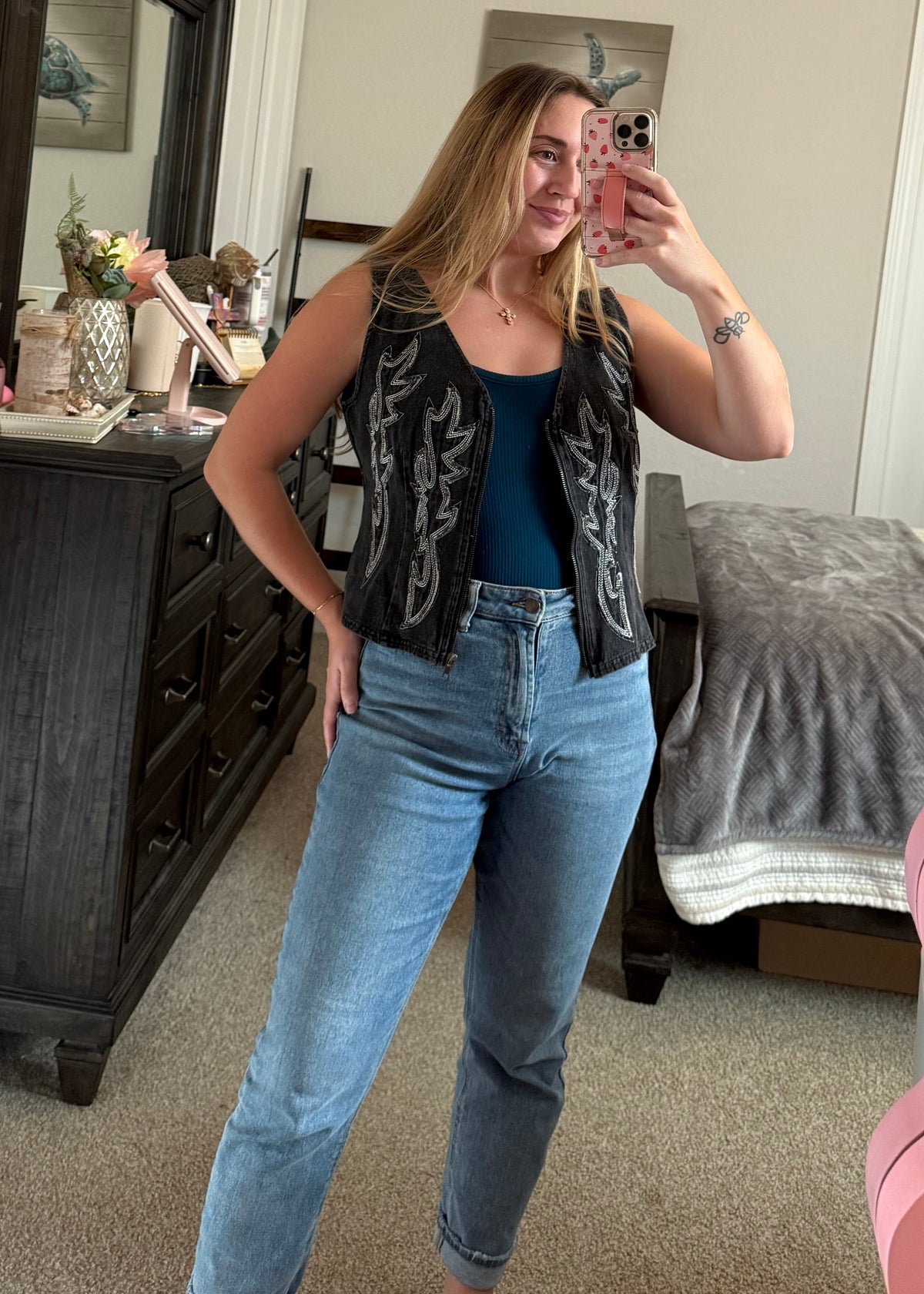 Cool Girl Denim Vest