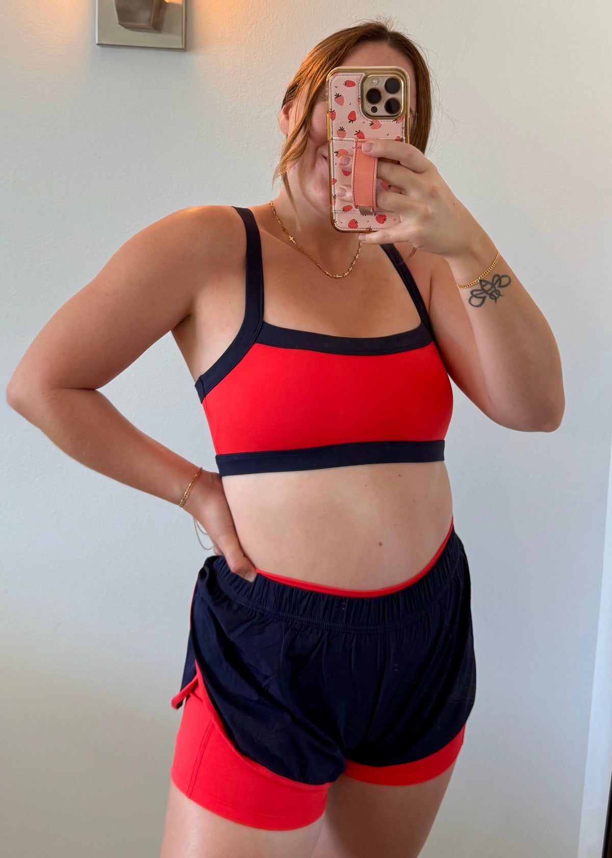 Blood Orange Crush Sports Bra