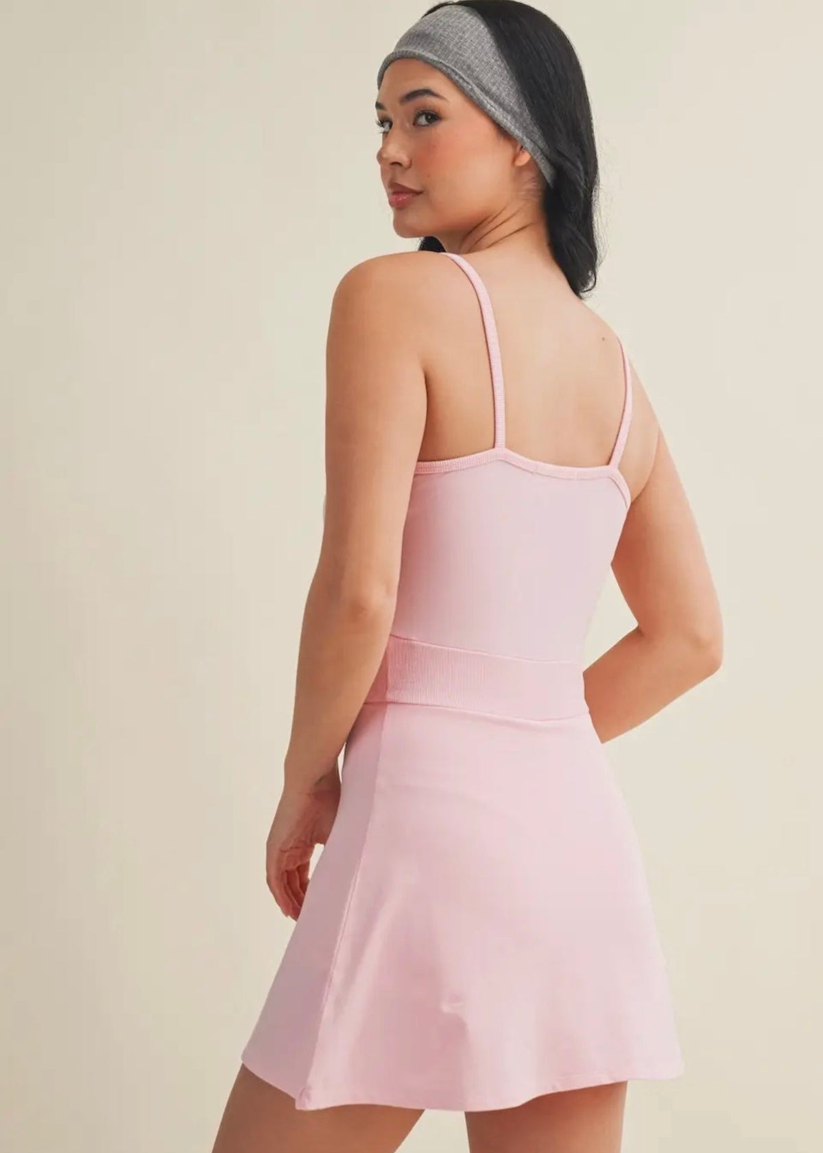 Mineral Wash Active Dress - Pink