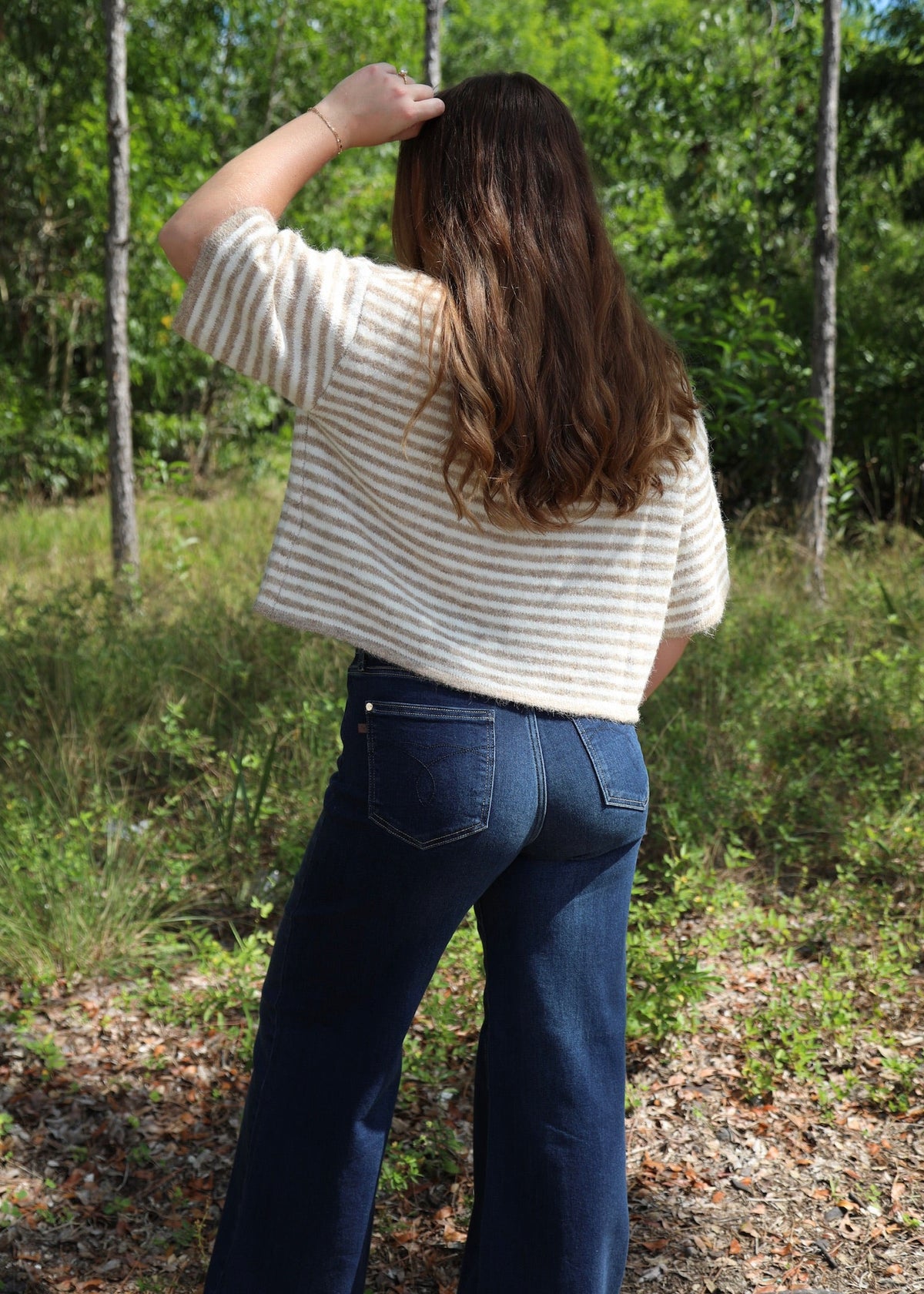Chestnut Stripe Cardigan