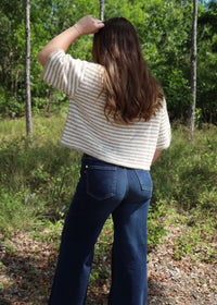 Chestnut Stripe Cardigan