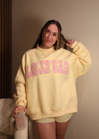 Dilly Dally/Lolly Gag Reversible Mockneck Sweatshirt