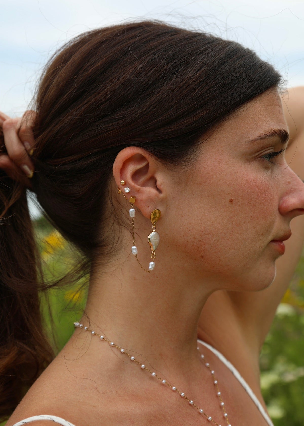 Gracefully Connected Earrings
