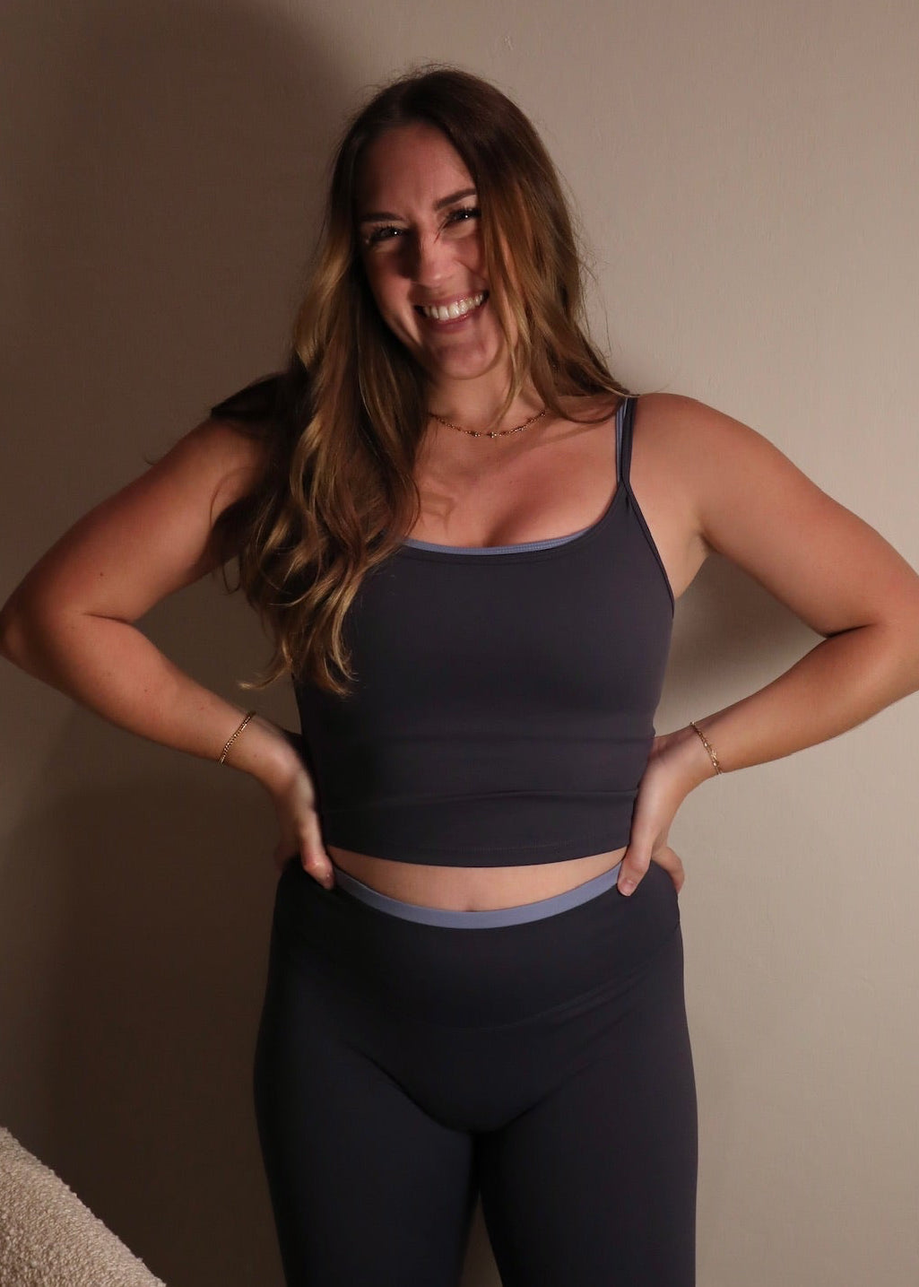 Misty Morning Double Layer Top