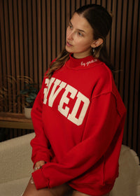 Saved Mockneck - Red