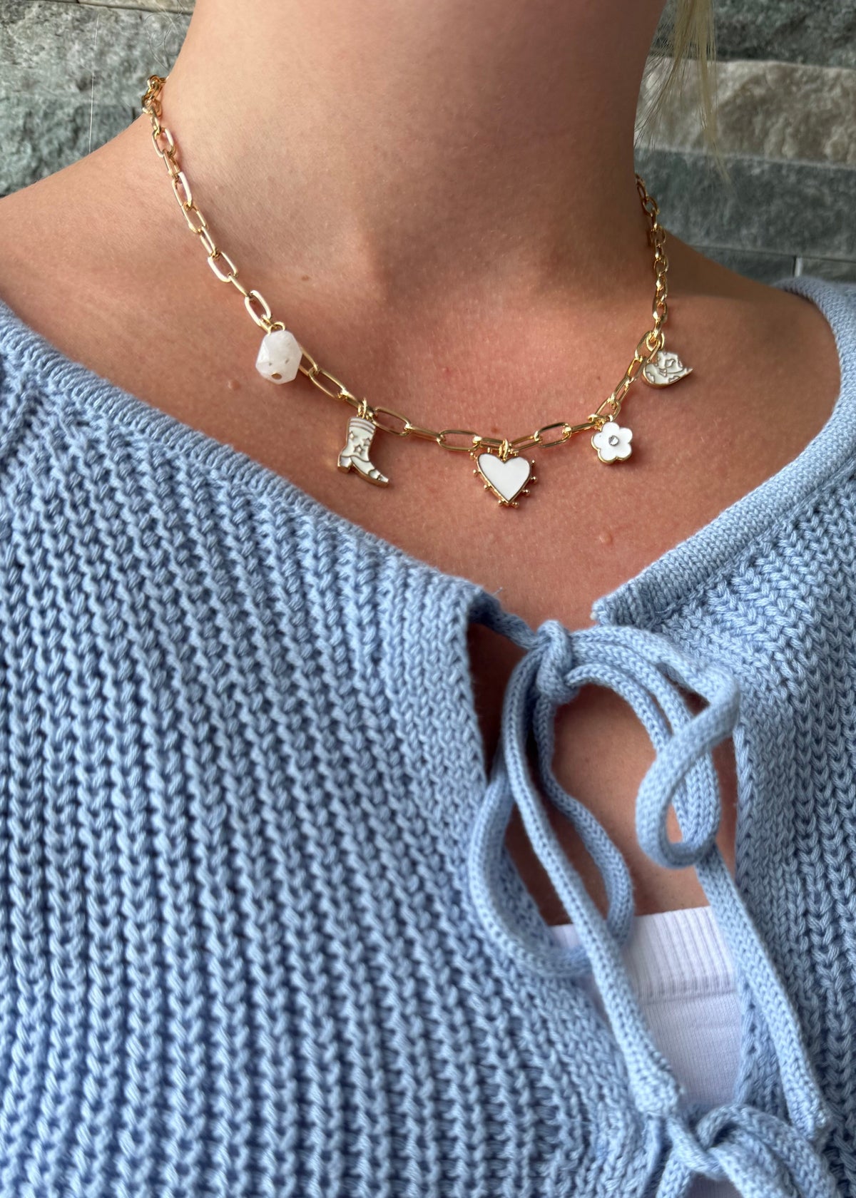 Cowgirl Kisses Necklace
