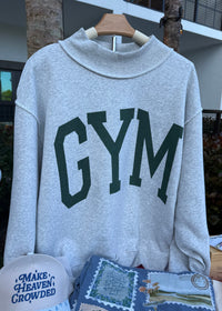 Gym/Bed Reversible Mockneck Sweatshirt