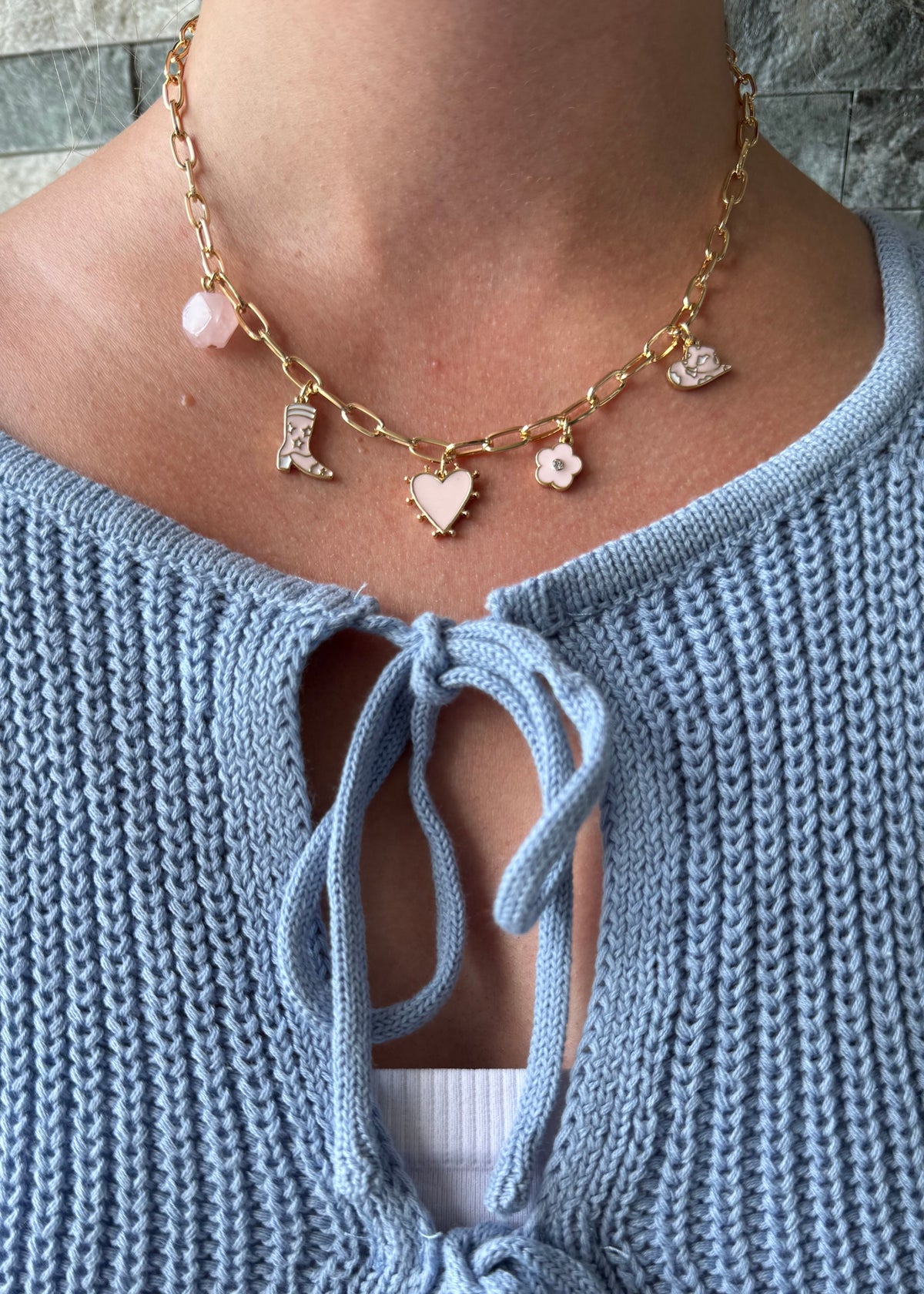 Cowgirl Kisses Necklace