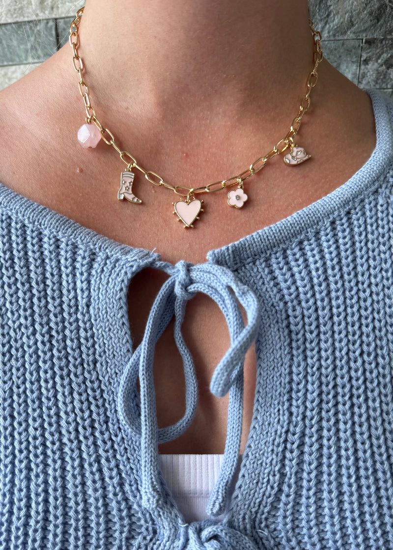 Cowgirl Kisses Necklace