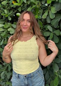 Floral Dreams Tank - Yellow