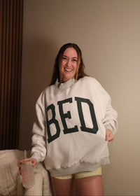 Gym/Bed Reversible Mockneck Sweatshirt