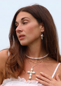 The Selah Cross Earrings