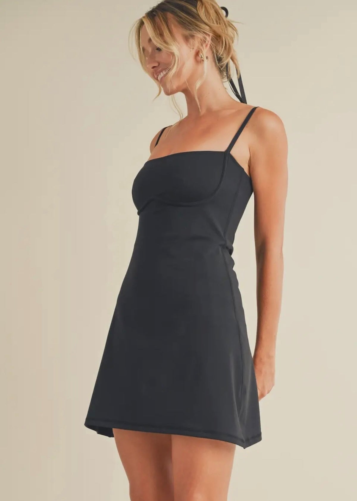 Gabby Active Dress - Black