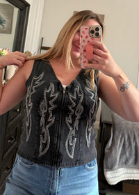 Cool Girl Denim Vest
