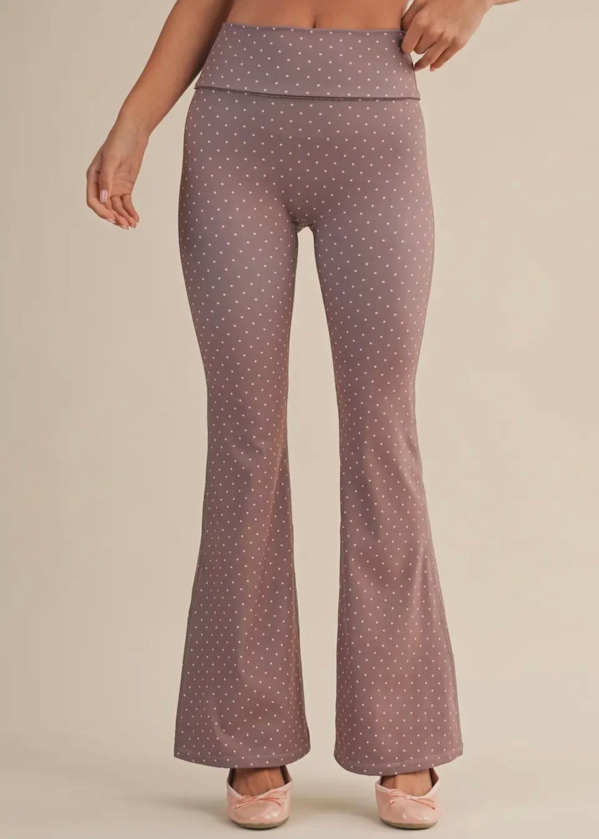 Polka Dot Flare Leggings