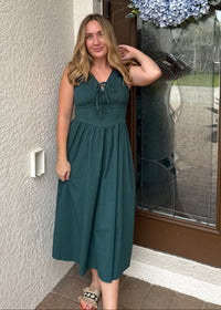 Evergreen Midi Dress
