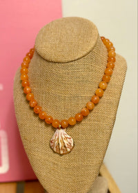 Tangerine Tides Necklace