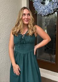 Evergreen Midi Dress