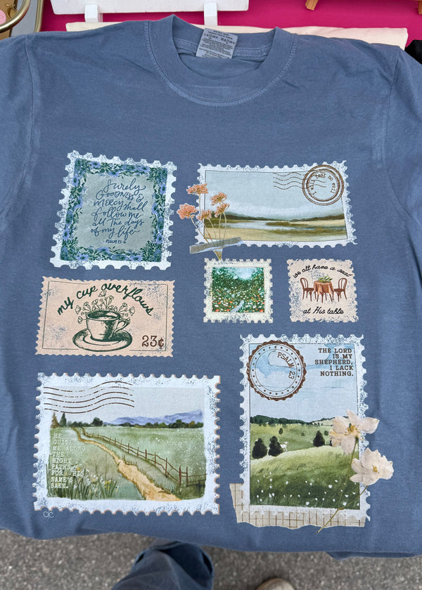 Psalm 23 Stamp Tee