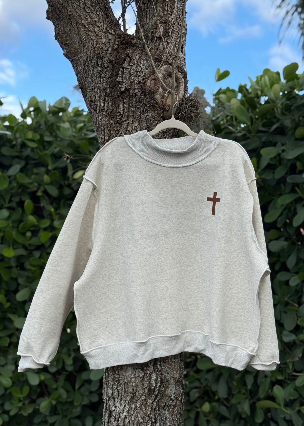 Reversible Mockneck - Cross/Jesus Saves