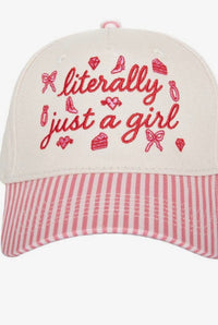 Literally Just a Girl Hat
