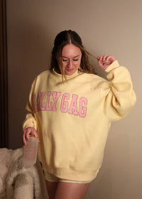 Dilly Dally/Lolly Gag Reversible Mockneck Sweatshirt